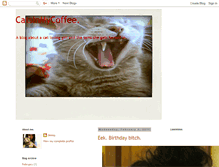 Tablet Screenshot of catsinmycoffee.blogspot.com