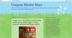 Desktop Screenshot of couponmastermary.blogspot.com