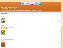 Tablet Screenshot of hechoencasap.blogspot.com