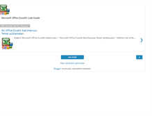 Tablet Screenshot of excelkodklavuzu.blogspot.com