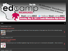 Tablet Screenshot of edcampmke.blogspot.com