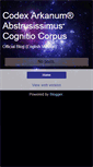 Mobile Screenshot of codex-arkanum-en.blogspot.com