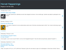Tablet Screenshot of horvethappenings.blogspot.com