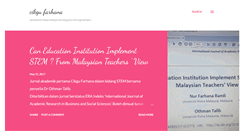 Desktop Screenshot of cikgufarhana.blogspot.com