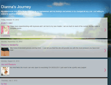 Tablet Screenshot of diannasjourney-kitten.blogspot.com