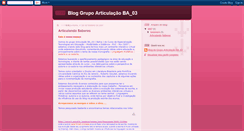 Desktop Screenshot of grupoarticulacaoba03.blogspot.com