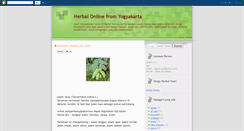 Desktop Screenshot of herbal-jogja.blogspot.com