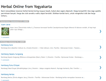 Tablet Screenshot of herbal-jogja.blogspot.com