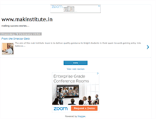 Tablet Screenshot of makinstitute.blogspot.com