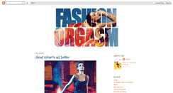 Desktop Screenshot of fashionorgasm.blogspot.com