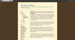 Desktop Screenshot of manifestsophistry.blogspot.com
