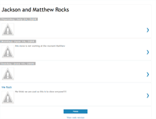 Tablet Screenshot of jacksonandmatthewrocks.blogspot.com