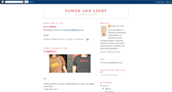 Desktop Screenshot of powerandlightpress.blogspot.com