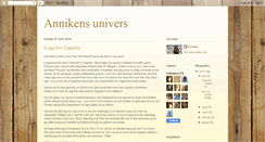 Desktop Screenshot of annikensunivers.blogspot.com