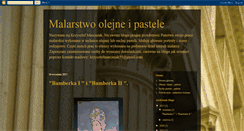 Desktop Screenshot of malarstwo-marciniak.blogspot.com