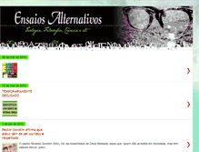 Tablet Screenshot of ensaiosalternativos.blogspot.com