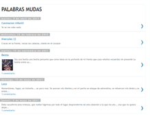 Tablet Screenshot of palabras-mudas.blogspot.com