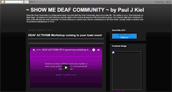 Desktop Screenshot of deafadvocate.blogspot.com