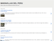 Tablet Screenshot of maravillasdelperu.blogspot.com