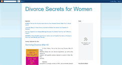 Desktop Screenshot of divorcesecretswomen.blogspot.com