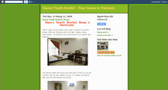 Desktop Screenshot of hanoiyouthhostel.blogspot.com