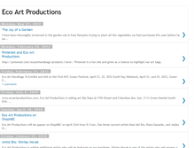 Tablet Screenshot of ecoartproductions.blogspot.com