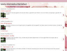 Tablet Screenshot of lalelu-kleinesbuntenleben.blogspot.com