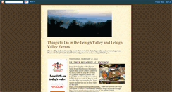 Desktop Screenshot of lehighvalleyevents.blogspot.com