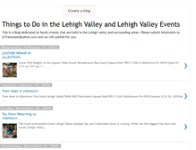 Tablet Screenshot of lehighvalleyevents.blogspot.com