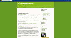Desktop Screenshot of crunchygranolamom.blogspot.com