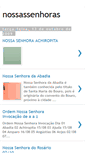Mobile Screenshot of nossassenhoras.blogspot.com