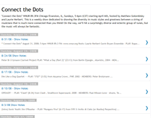 Tablet Screenshot of connectthedotsradio.blogspot.com