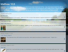 Tablet Screenshot of matthew10-8.blogspot.com