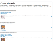 Tablet Screenshot of ciudadyderecho.blogspot.com