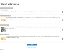 Tablet Screenshot of ikbndtselamanya.blogspot.com