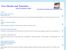 Tablet Screenshot of freeebooksandtutorials.blogspot.com