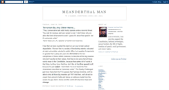 Desktop Screenshot of meanderthalman.blogspot.com