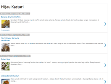 Tablet Screenshot of hijau-kasturi.blogspot.com