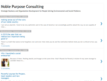Tablet Screenshot of noblepurposeconsulting.blogspot.com