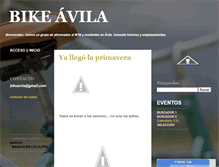 Tablet Screenshot of bikeavila.blogspot.com