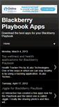 Mobile Screenshot of playbookapps.blogspot.com