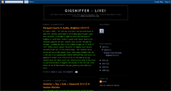 Desktop Screenshot of gigsniffer.blogspot.com