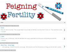 Tablet Screenshot of feigningfertility.blogspot.com