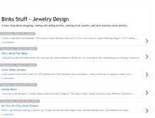 Tablet Screenshot of binksstuff-jewelrydesign.blogspot.com