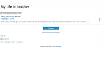 Tablet Screenshot of hotleathergirl.blogspot.com