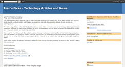 Desktop Screenshot of ivanspicks.blogspot.com