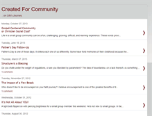 Tablet Screenshot of createdforcommunity.blogspot.com