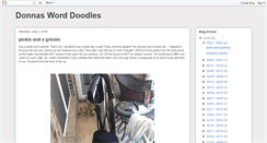 Desktop Screenshot of donnasworddoodles.blogspot.com