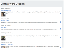 Tablet Screenshot of donnasworddoodles.blogspot.com