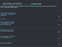 Tablet Screenshot of helpingothersonline.blogspot.com